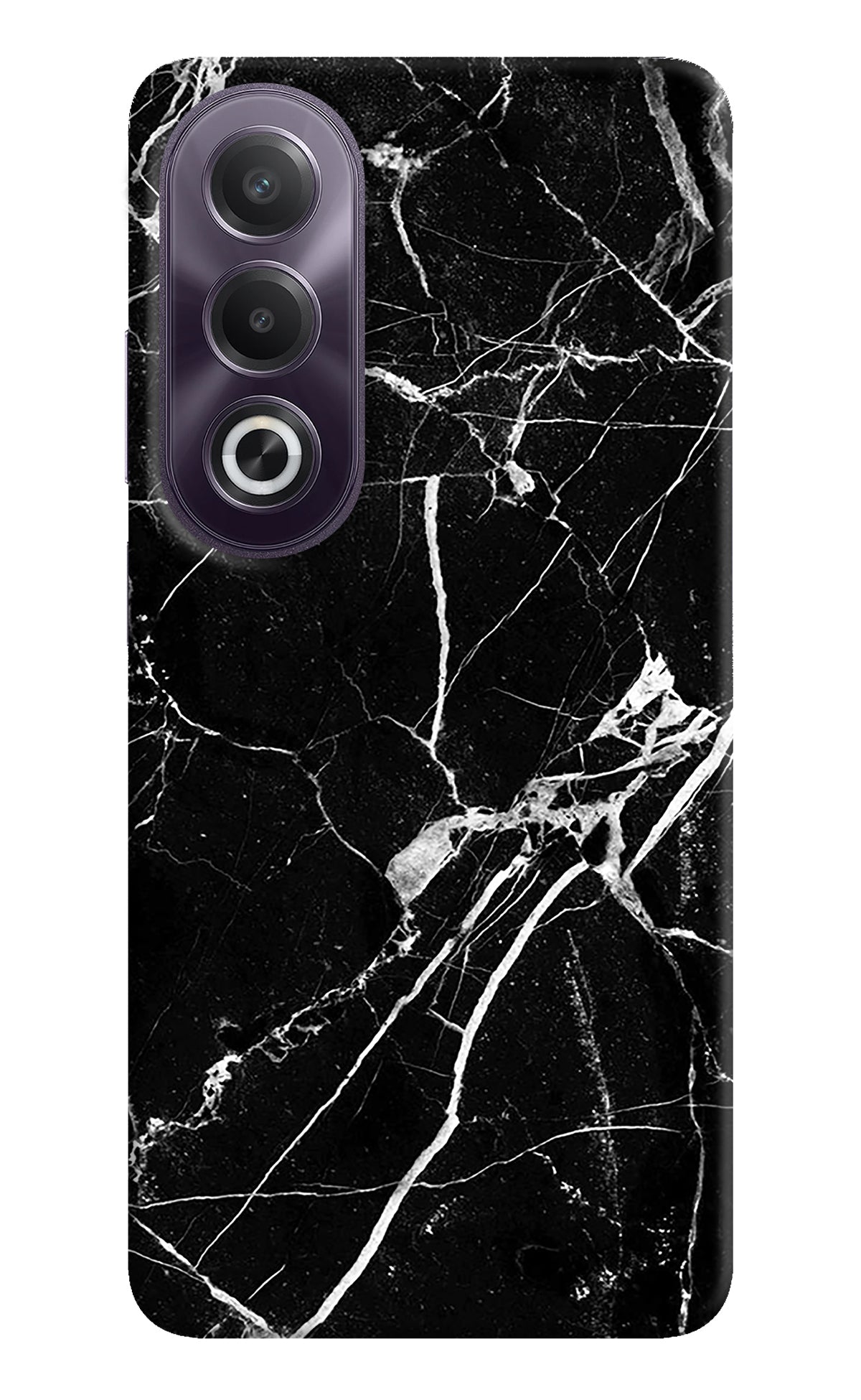 Black Marble Pattern OPPO K12x Back Cover