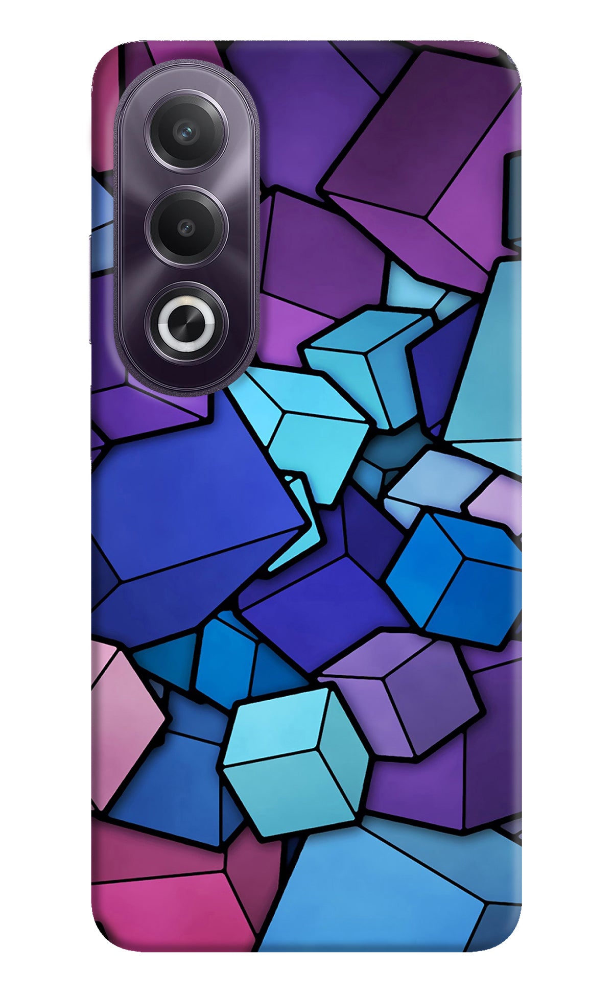 Cubic Abstract OPPO K12x Back Cover