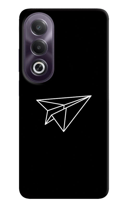 Paper Plane White OPPO K12x Back Cover