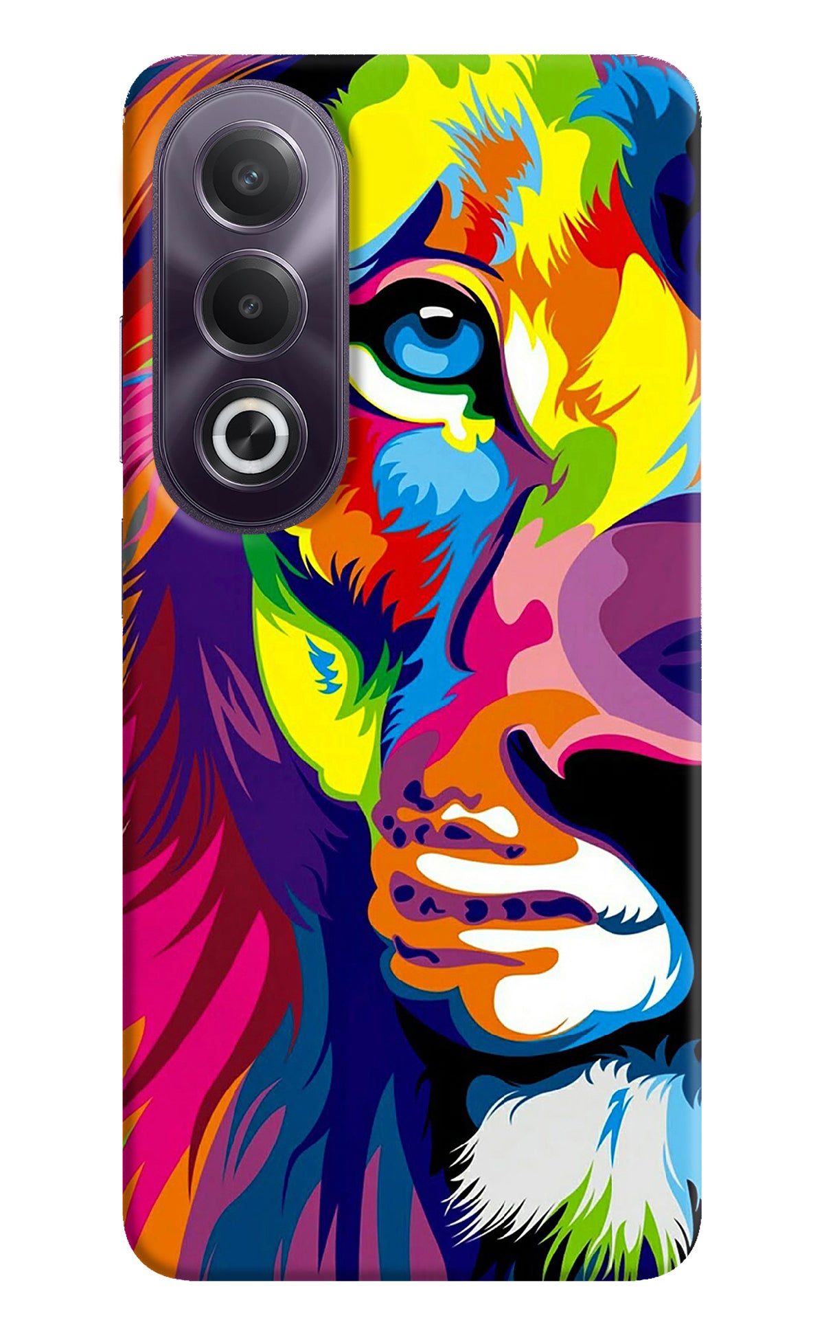 Lion Half Face OPPO K12x Back Cover