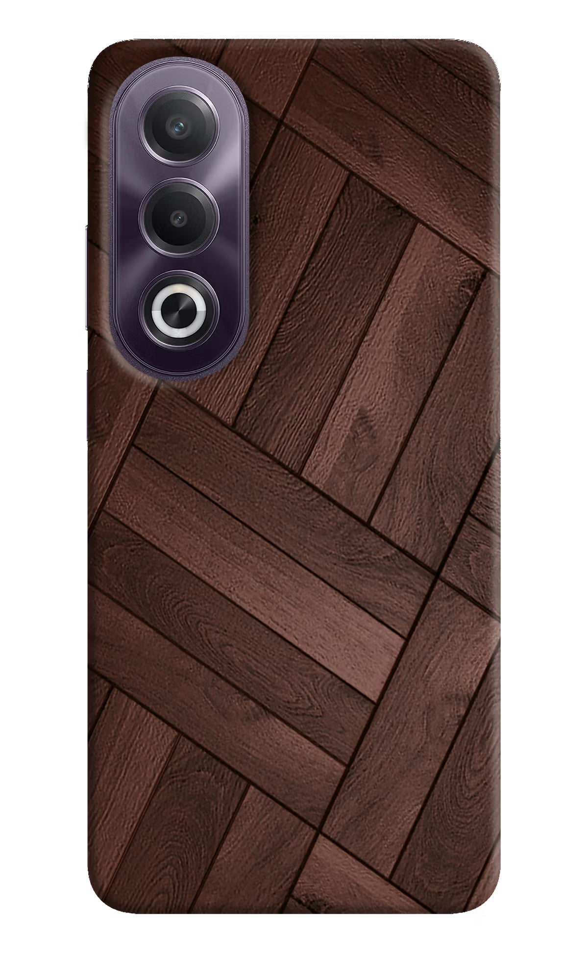 Wooden Texture Design OPPO K12x Hard Case Back Cover by Casekaro