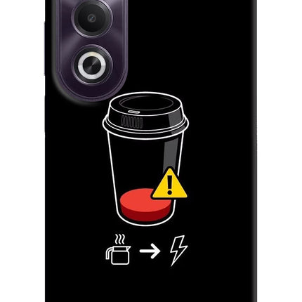 Coffee OPPO K12x Hard Case Back Cover by Casekaro