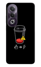Coffee OPPO K12x Hard Case Back Cover by Casekaro