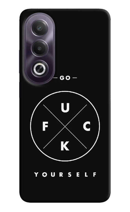 Go Fuck Yourself OPPO K12x Hard Case Back Cover by Casekaro