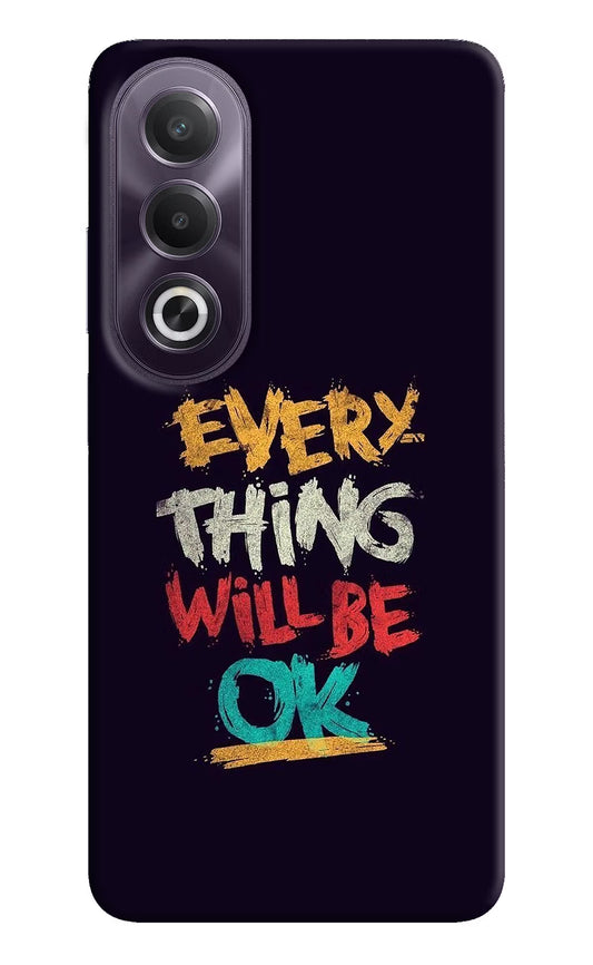 Everything Will Be Ok OPPO K12x Hard Case Back Cover by Casekaro