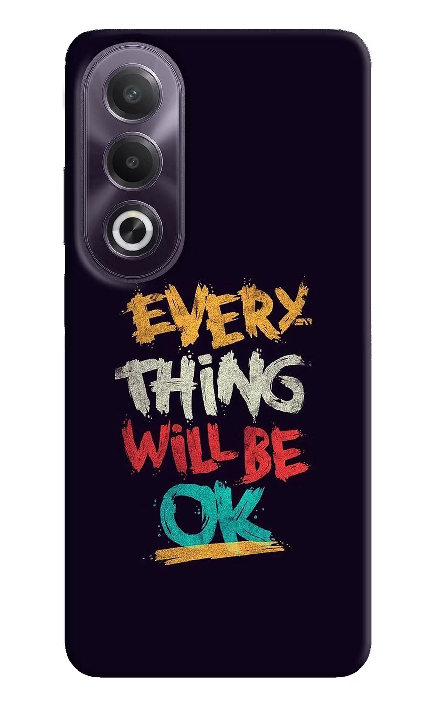 Everything Will Be Ok OPPO K12x Back Cover, Hard case