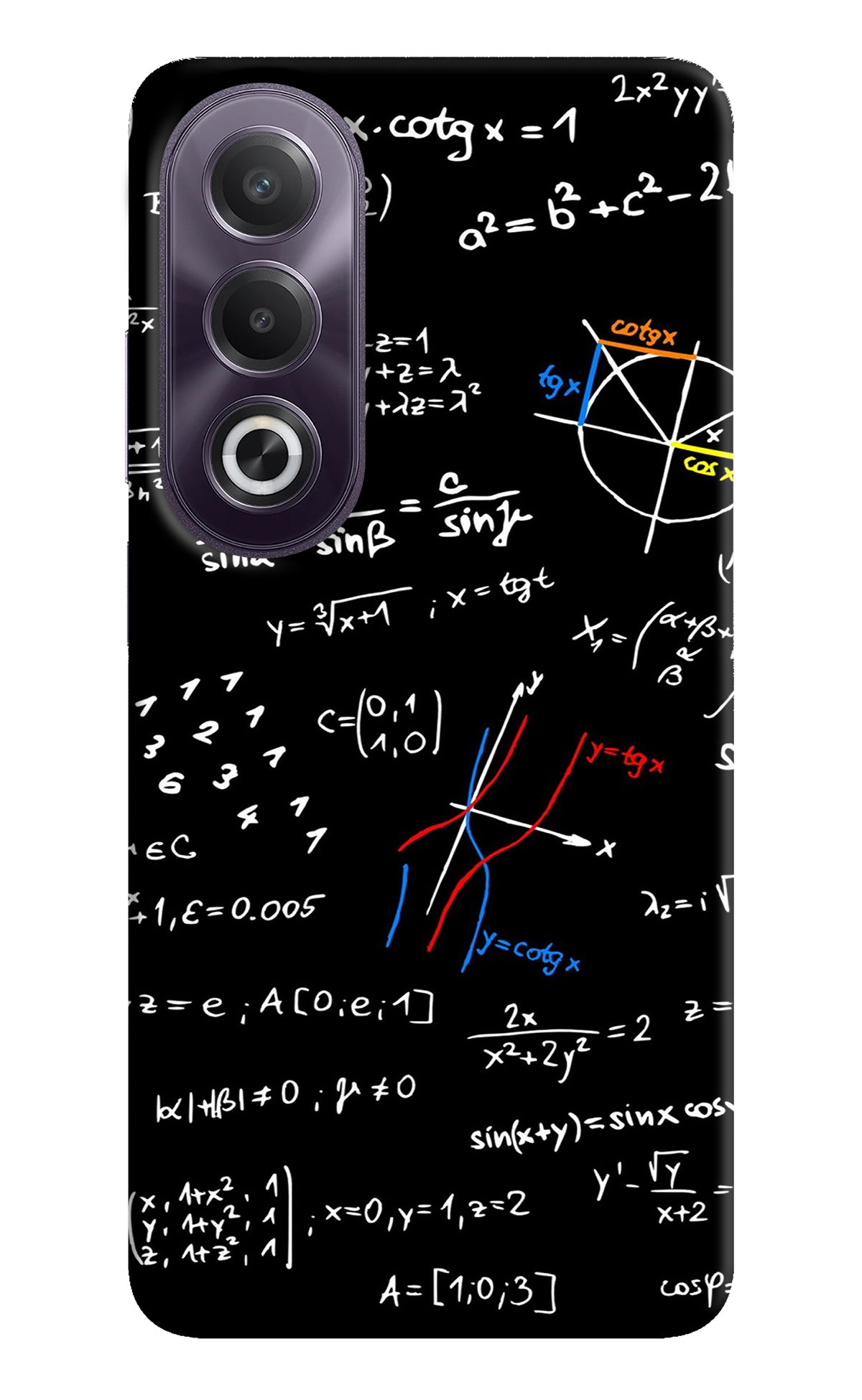 Mathematics Formula OPPO K12x Back Cover