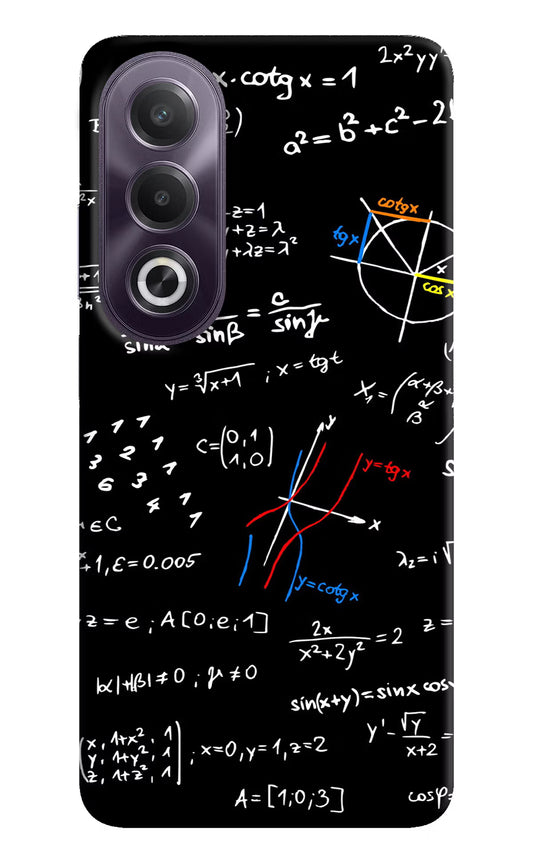 Mathematics Formula OPPO K12x Hard Case Back Cover by Casekaro