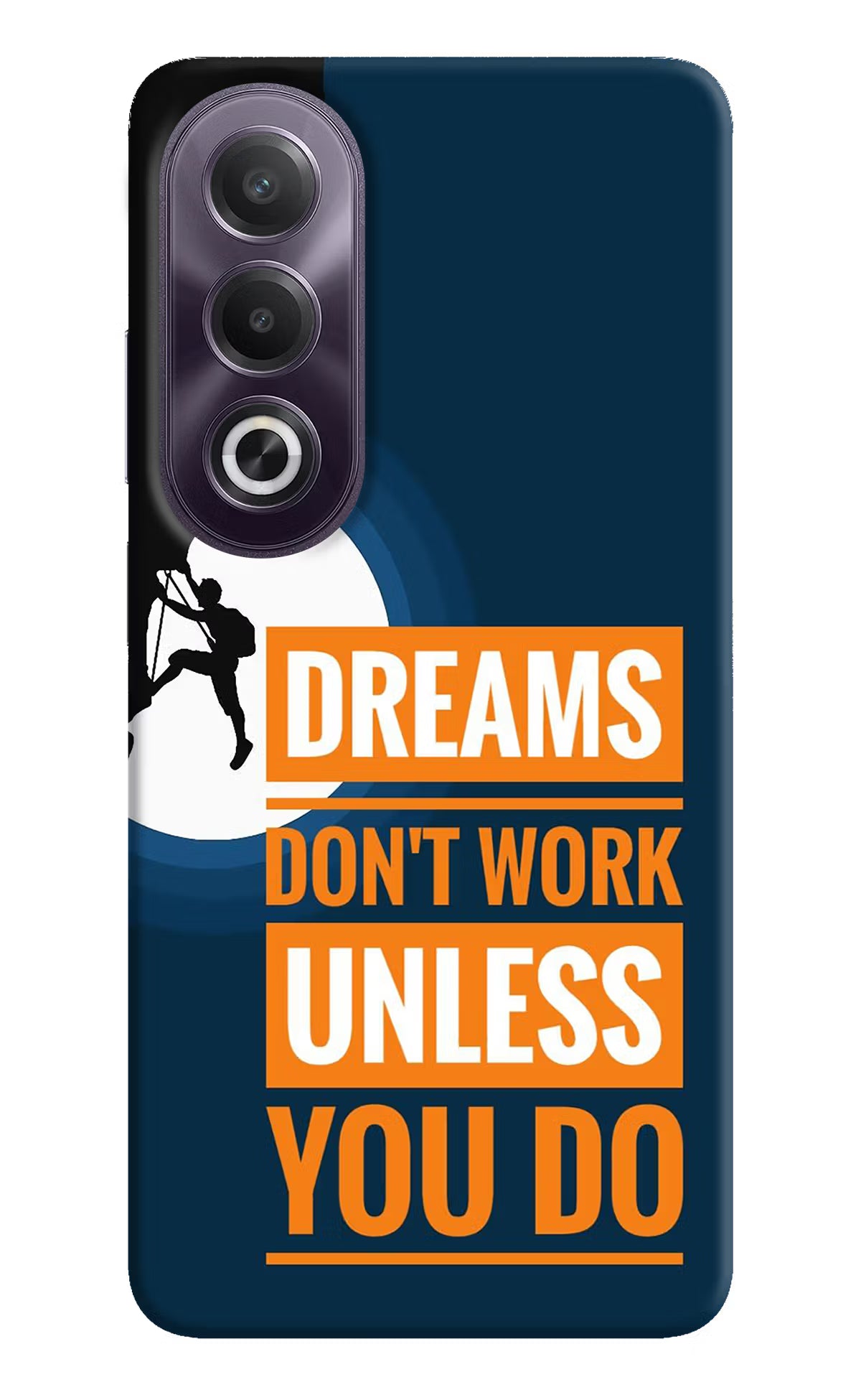 Dreams Don’T Work Unless You Do OPPO K12x Hard Case Back Cover by Casekaro
