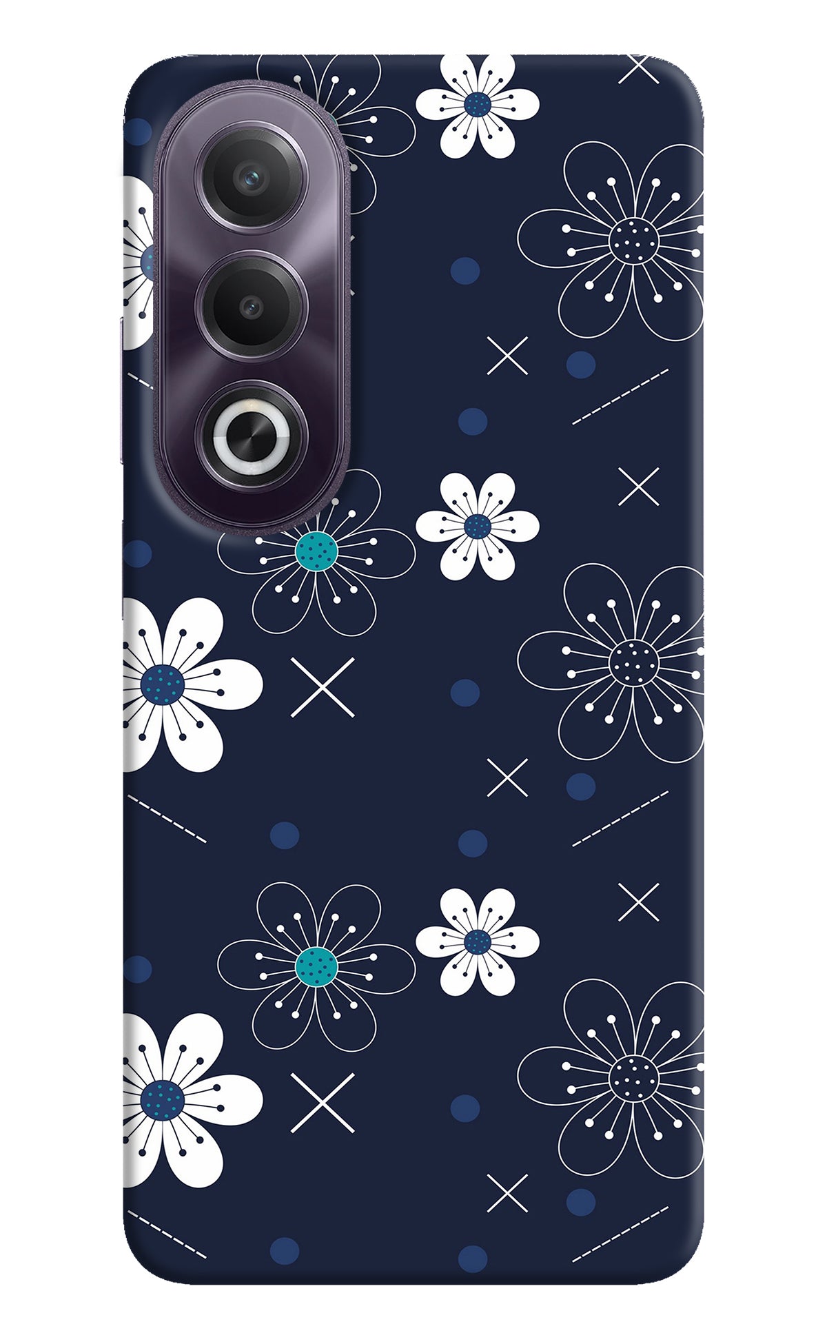 Flowers OPPO K12x Back Cover