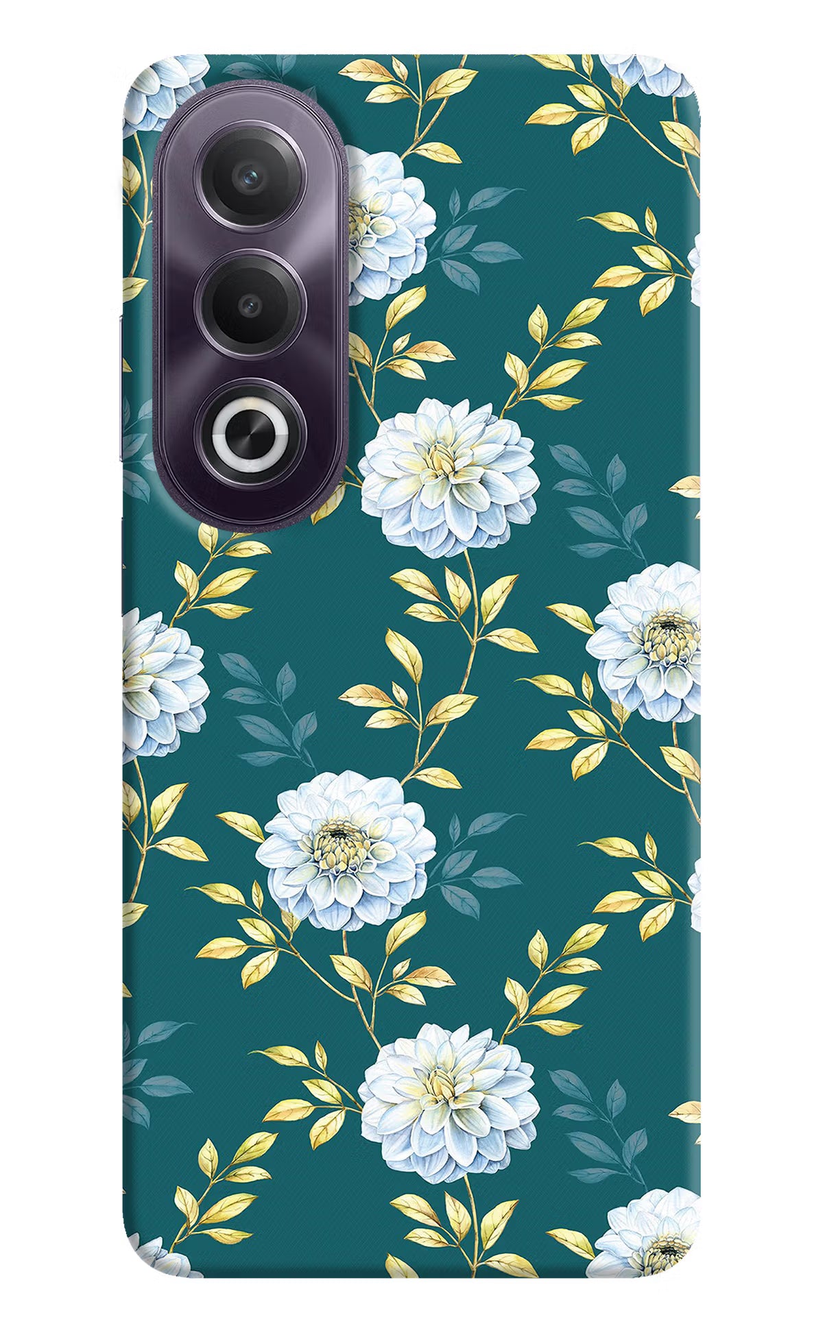 Flowers OPPO K12x Hard Case Back Cover by Casekaro