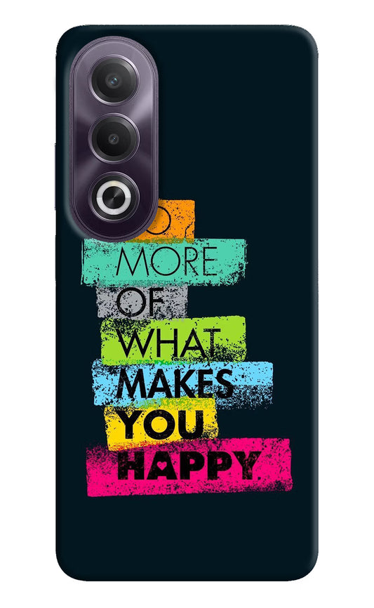 Do More Of What Makes You Happy OPPO K12x Hard Case Back Cover by Casekaro