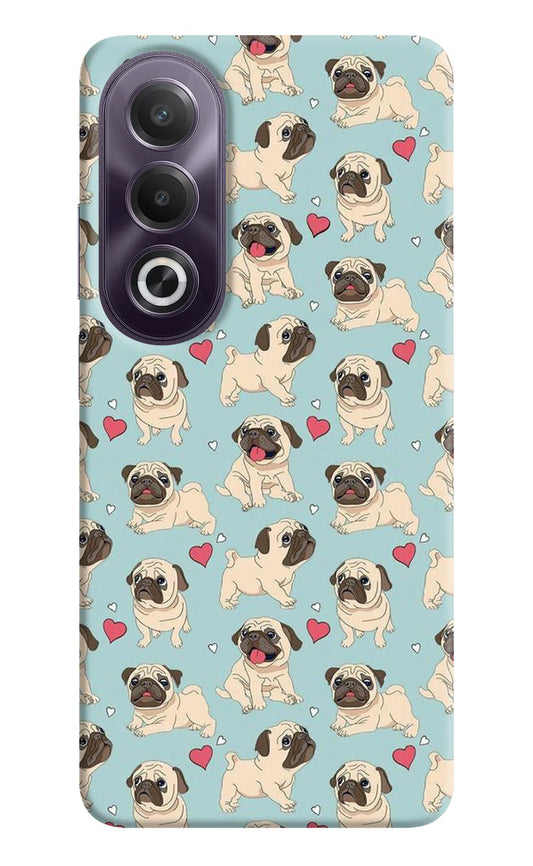 Pug Dog OPPO K12x Hard Case Back Cover by Casekaro