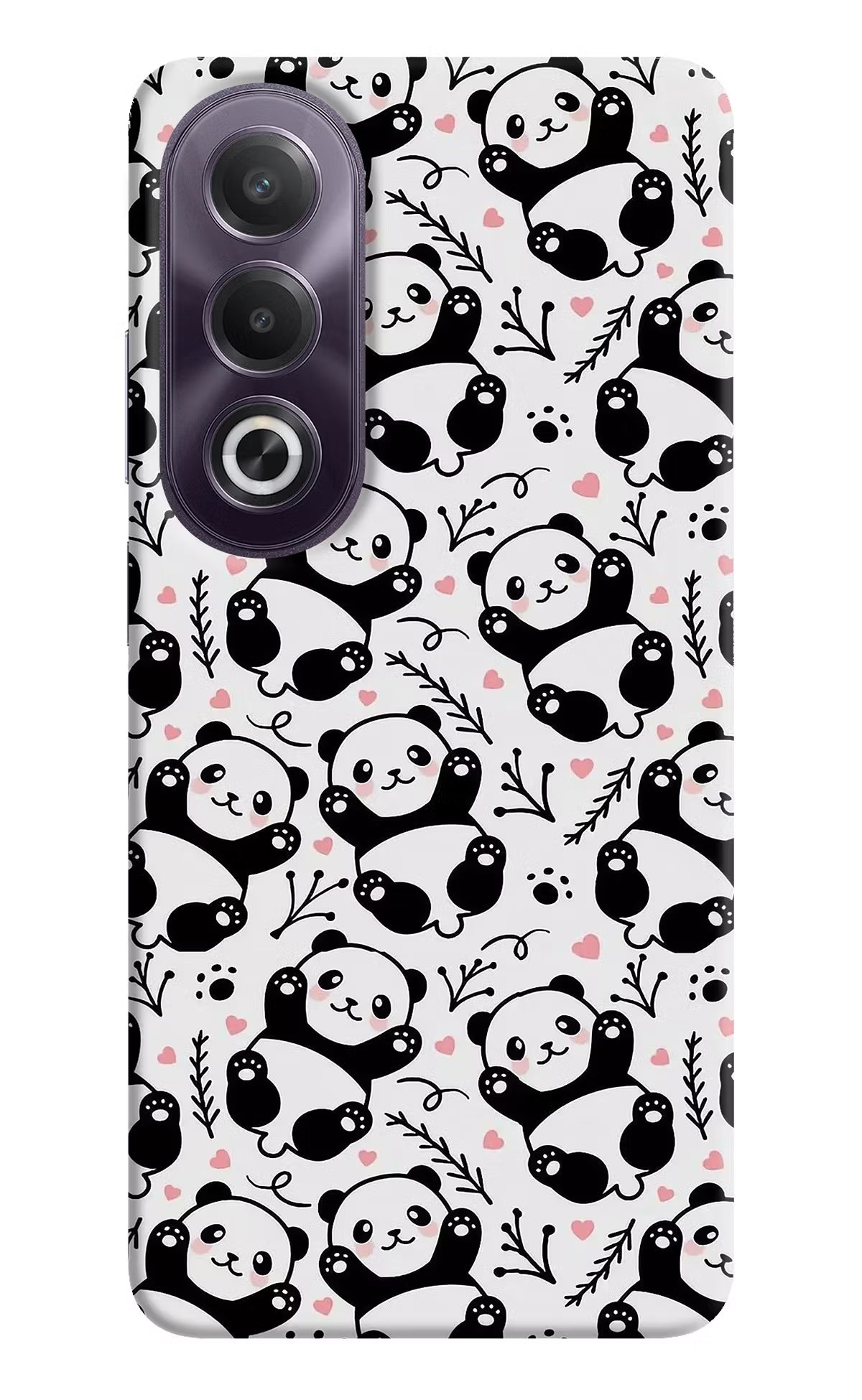 Cute Panda OPPO K12x Hard Case Back Cover by Casekaro