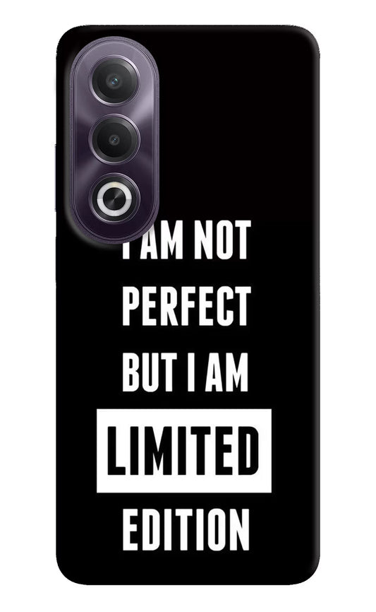 I Am Not Perfect But I Am Limited Edition OPPO K12x Hard Case Back Cover by Casekaro