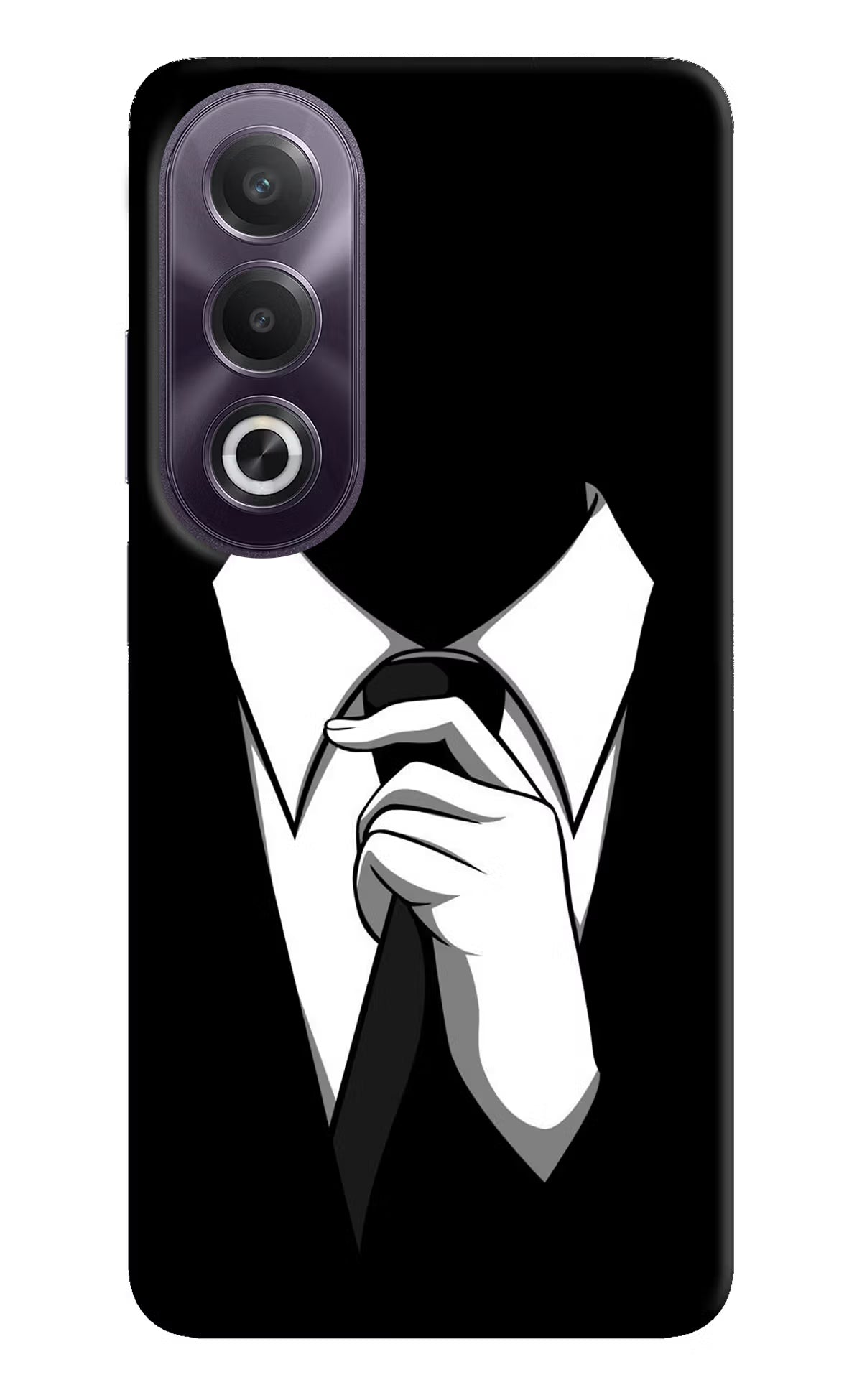 Black Tie OPPO K12x Hard Case Back Cover by Casekaro