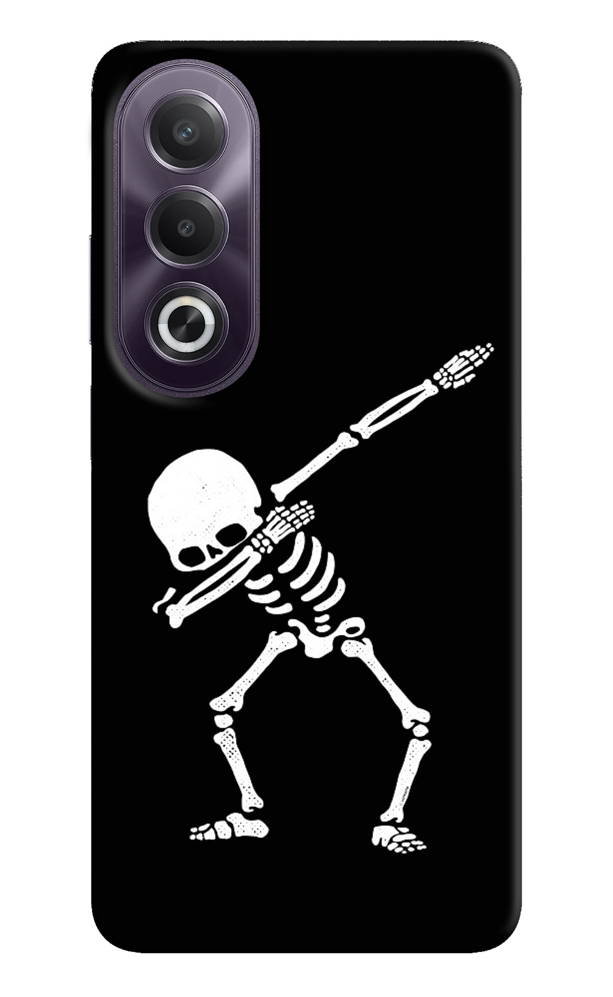 Dabbing Skeleton Art OPPO K12x Back Cover