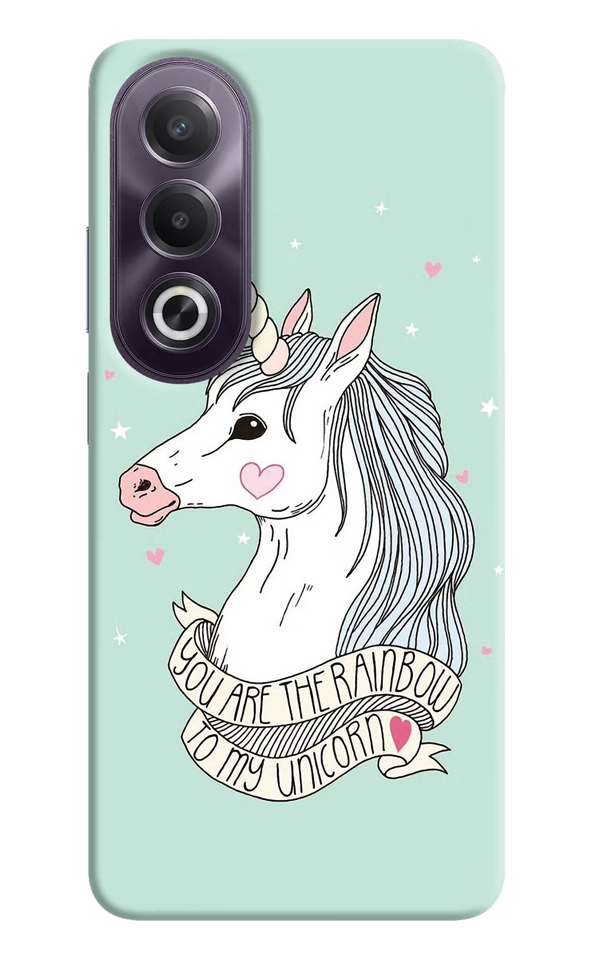 Unicorn Wallpaper OPPO K12x Hard Case Back Cover by Casekaro