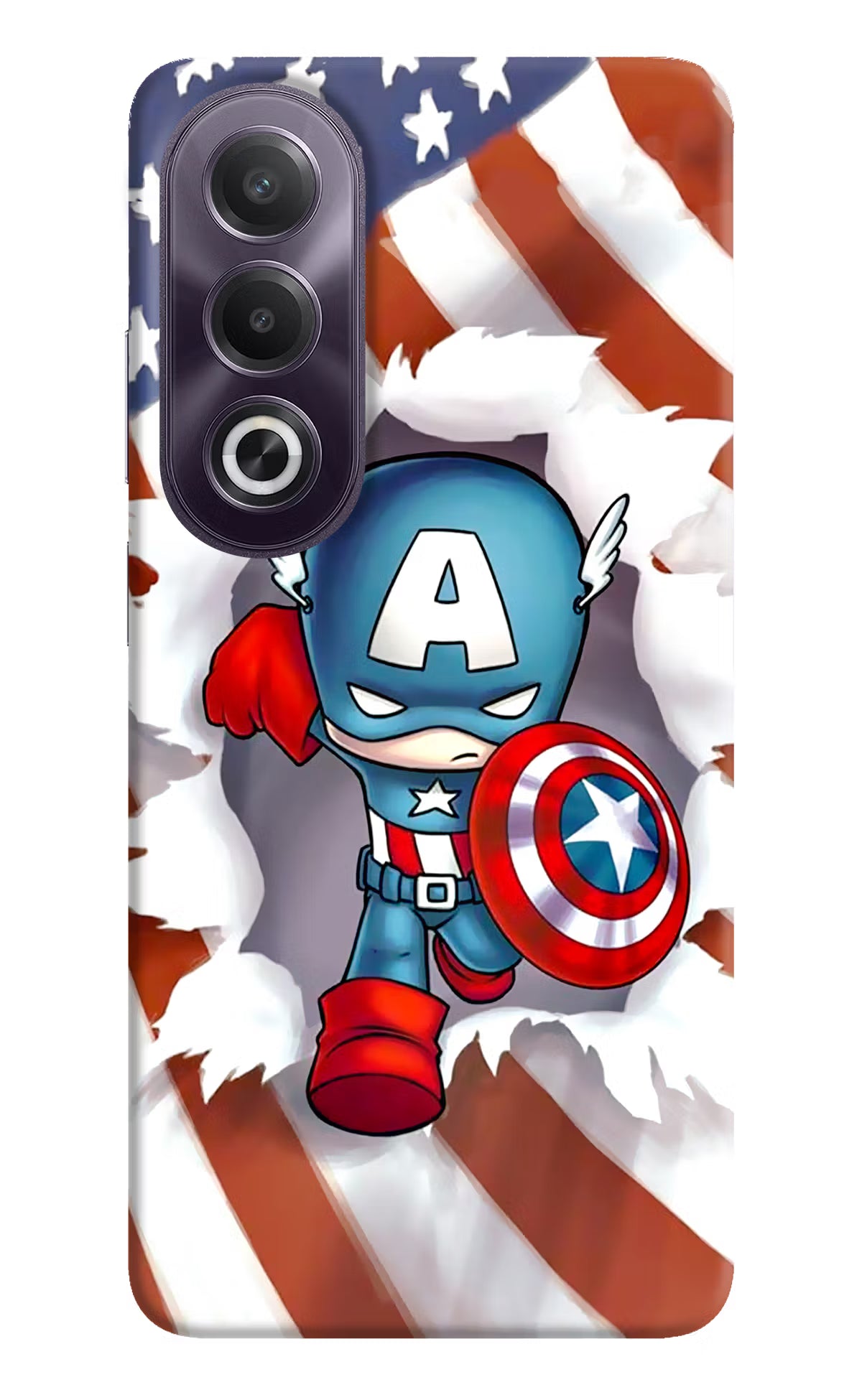 Captain America OPPO K12x Hard Case Back Cover by Casekaro