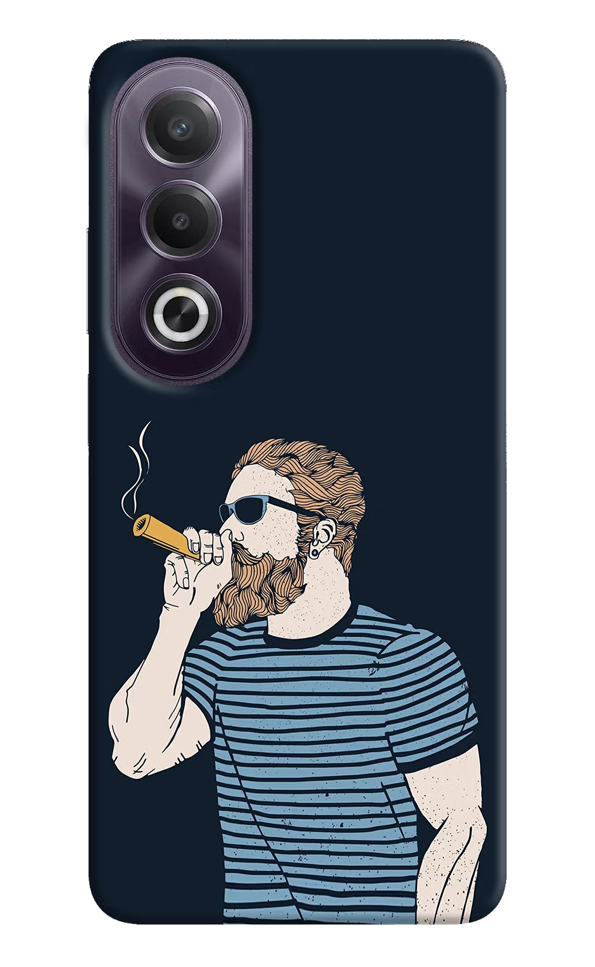 Smoking OPPO K12x Hard Case Back Cover by Casekaro