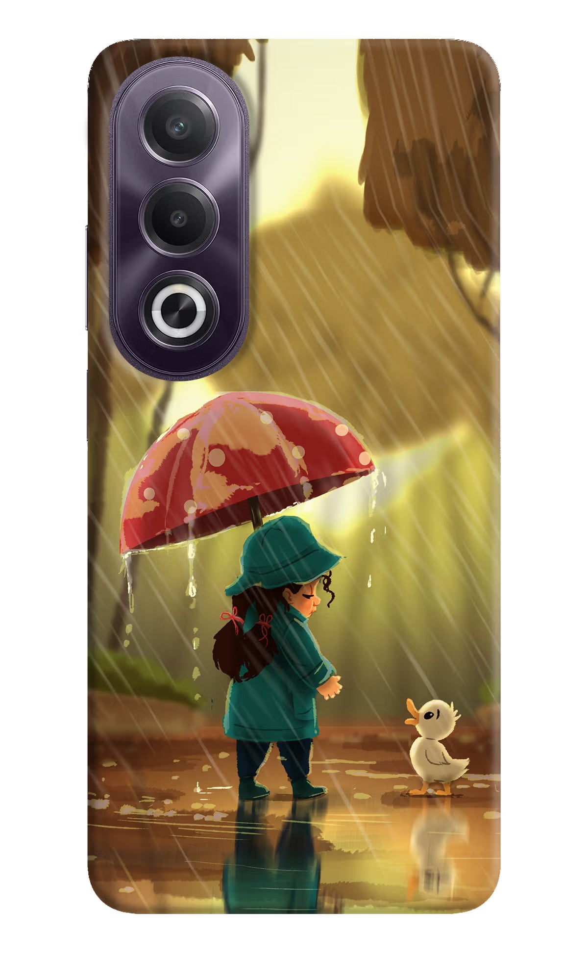 Rainy Day OPPO K12x Hard Case Back Cover by Casekaro