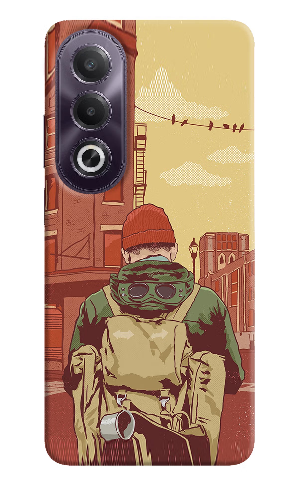 Adventurous OPPO K12x Hard Case Back Cover by Casekaro