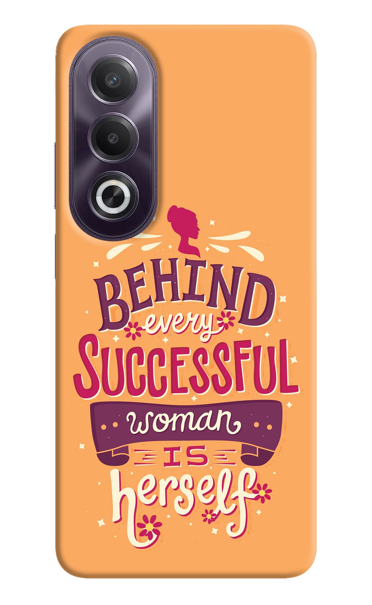 Behind Every Successful Woman There Is Herself OPPO K12x Back Cover