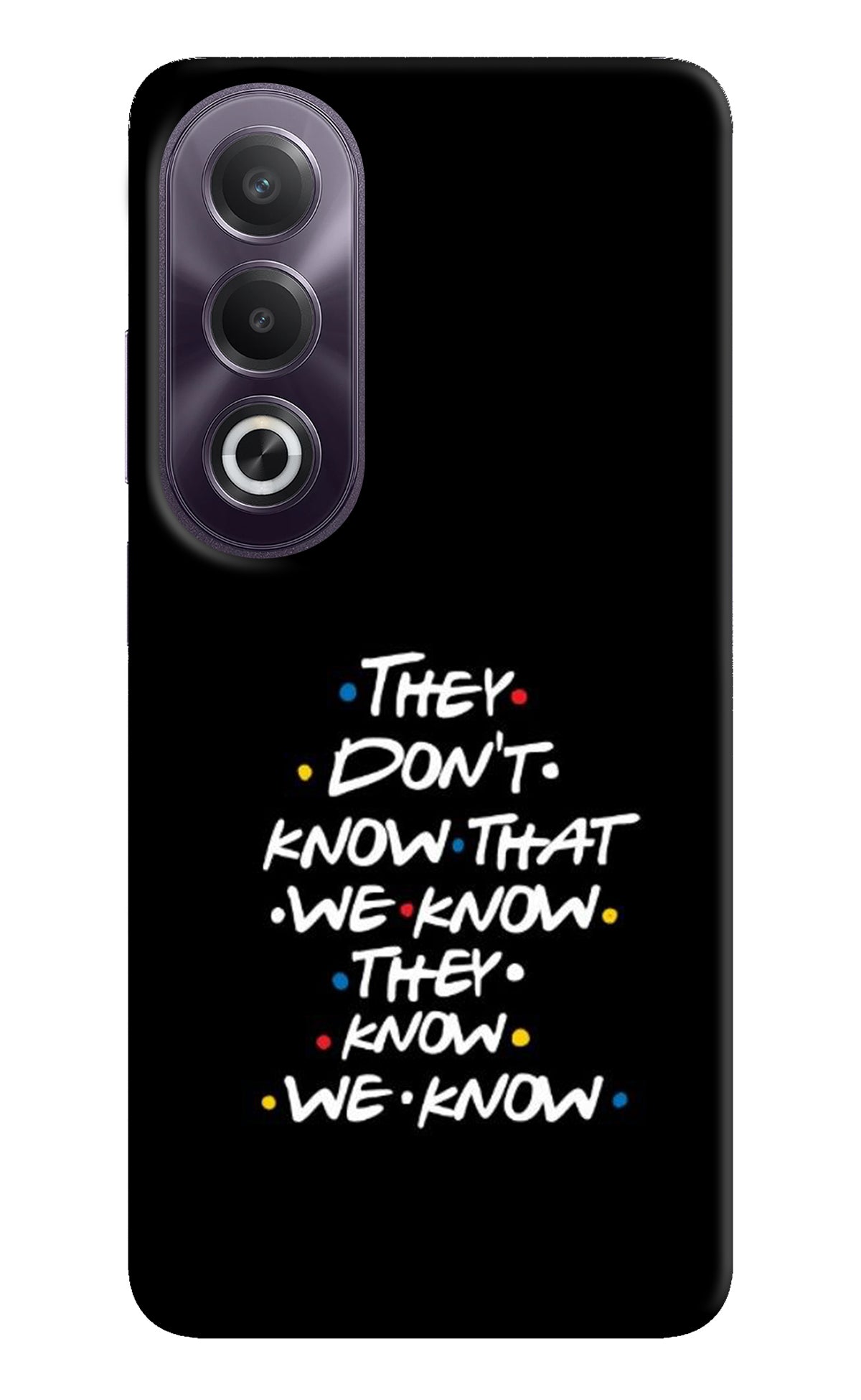 FRIENDS Dialogue OPPO K12x Back Cover