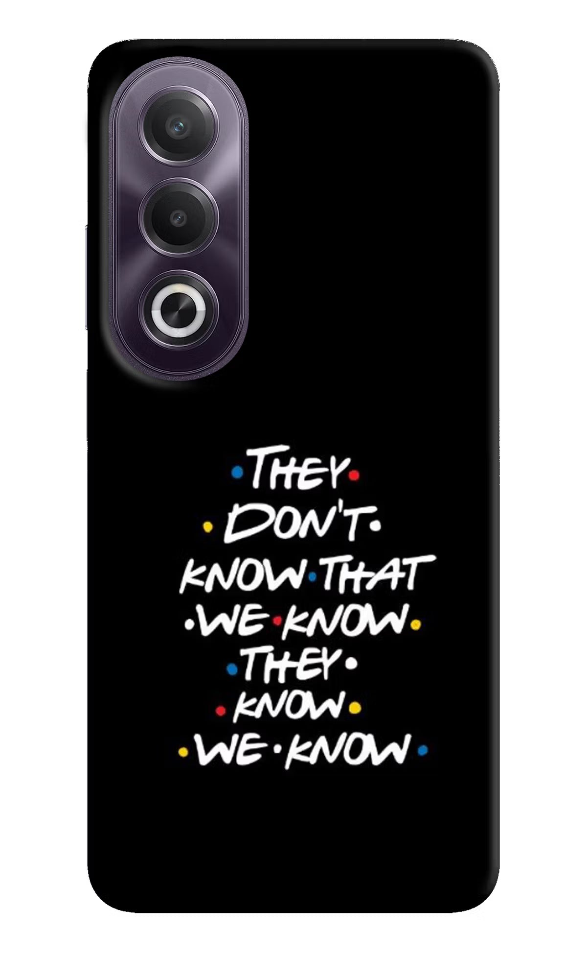 FRIENDS Dialogue OPPO K12x Hard Case Back Cover by Casekaro
