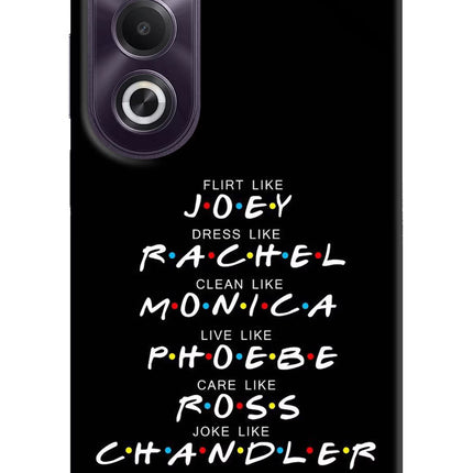 FRIENDS Character OPPO K12x Hard Case Back Cover by Casekaro