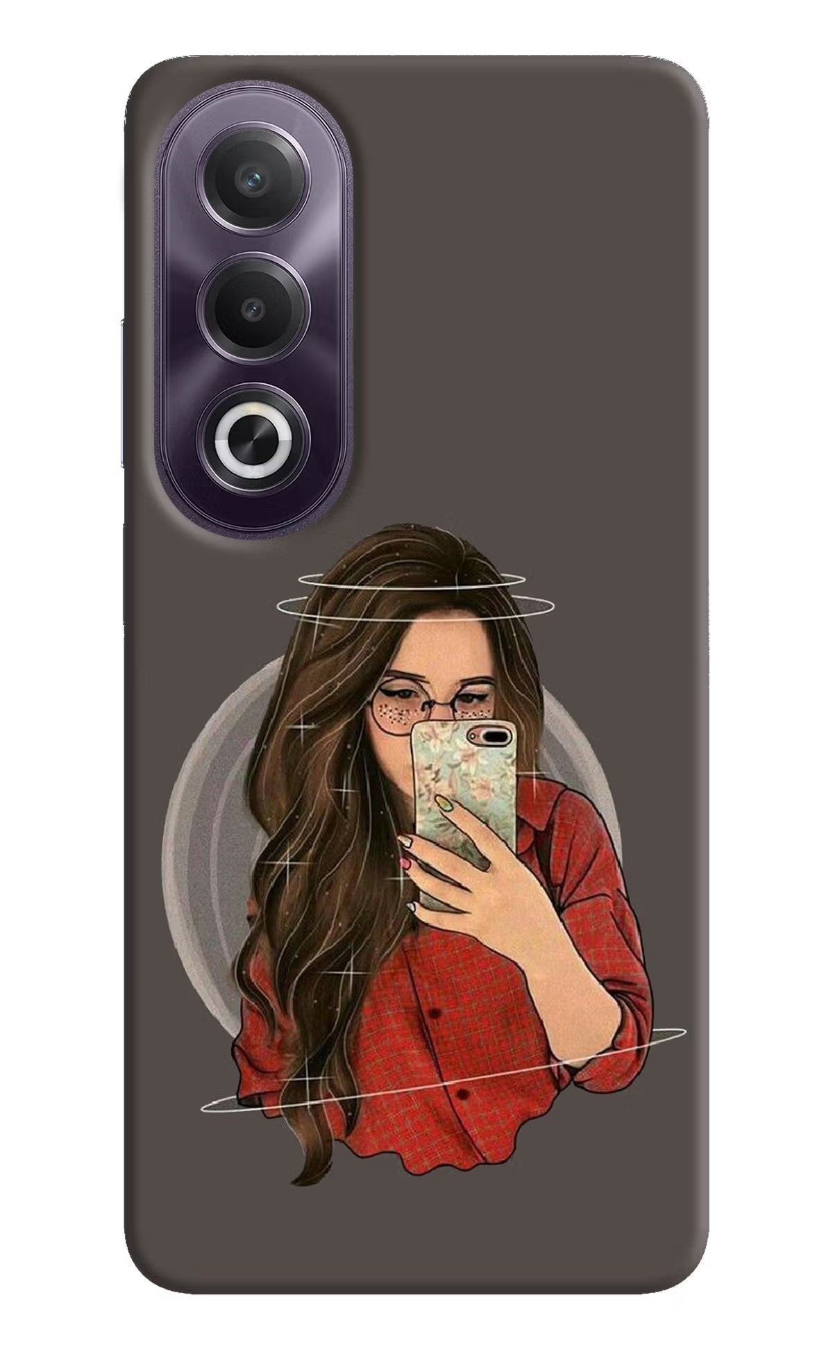 Selfie Queen OPPO K12x Hard Case Back Cover by Casekaro