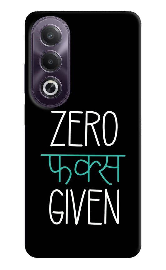 Zero Fucks Given OPPO K12x Hard Case Back Cover by Casekaro