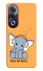 High On Music OPPO K12x Hard Case Back Cover by Casekaro