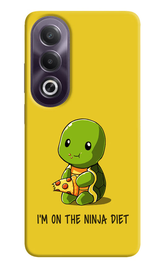I'm on Ninja Diet OPPO K12x Hard Case Back Cover by Casekaro
