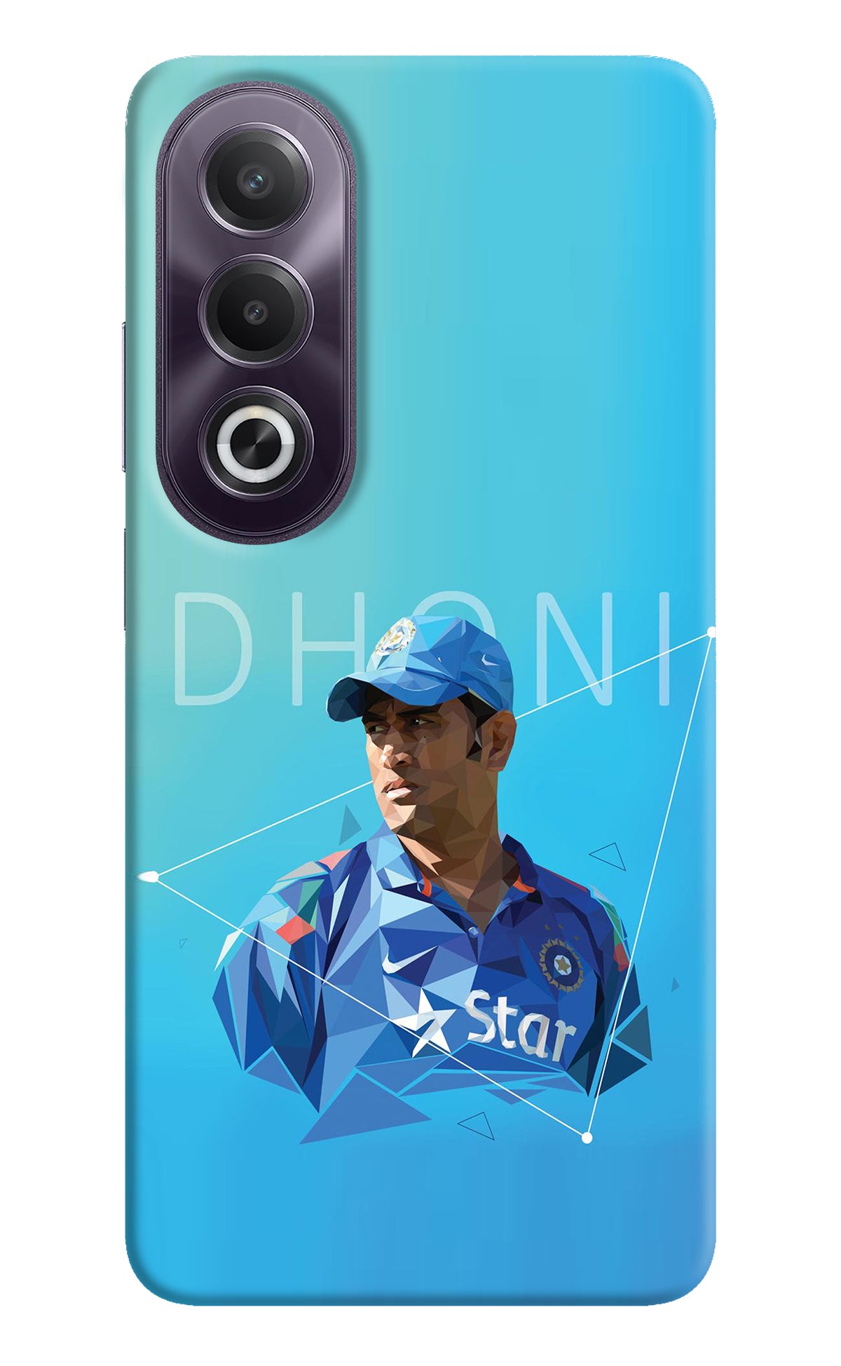 Dhoni Artwork OPPO K12x Back Cover