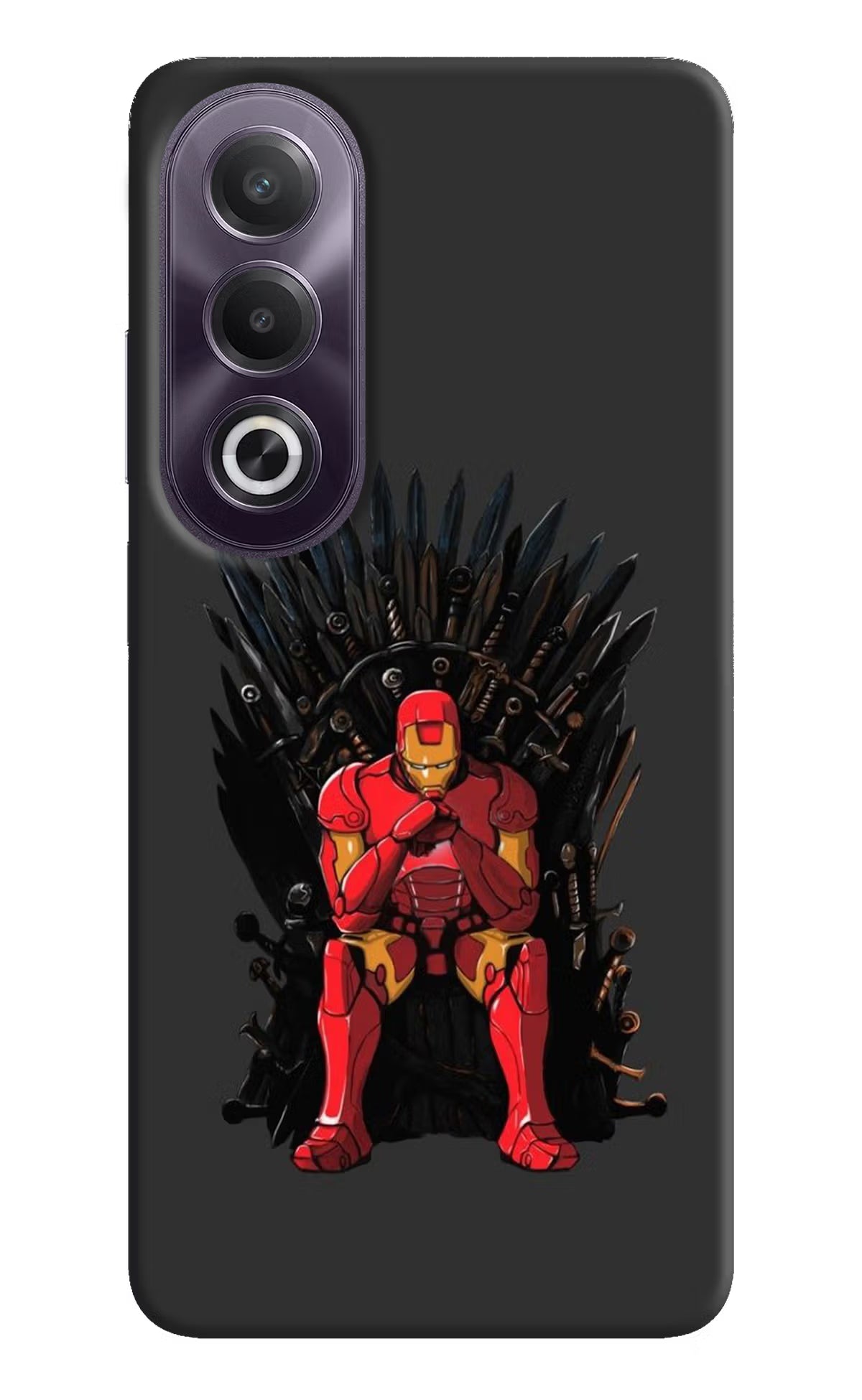 Ironman Throne OPPO K12x Hard Case Back Cover by Casekaro