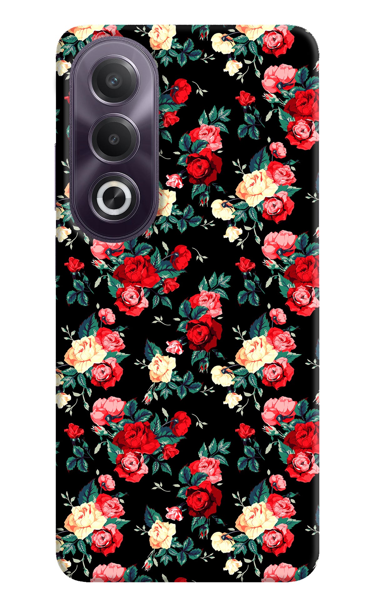 Rose Pattern OPPO K12x Back Cover