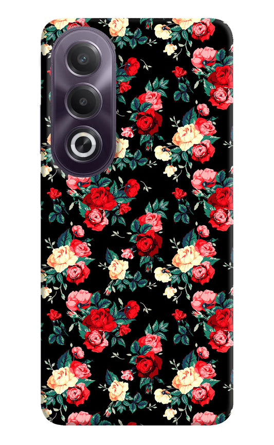 Rose Pattern OPPO K12x Hard Case Back Cover by Casekaro