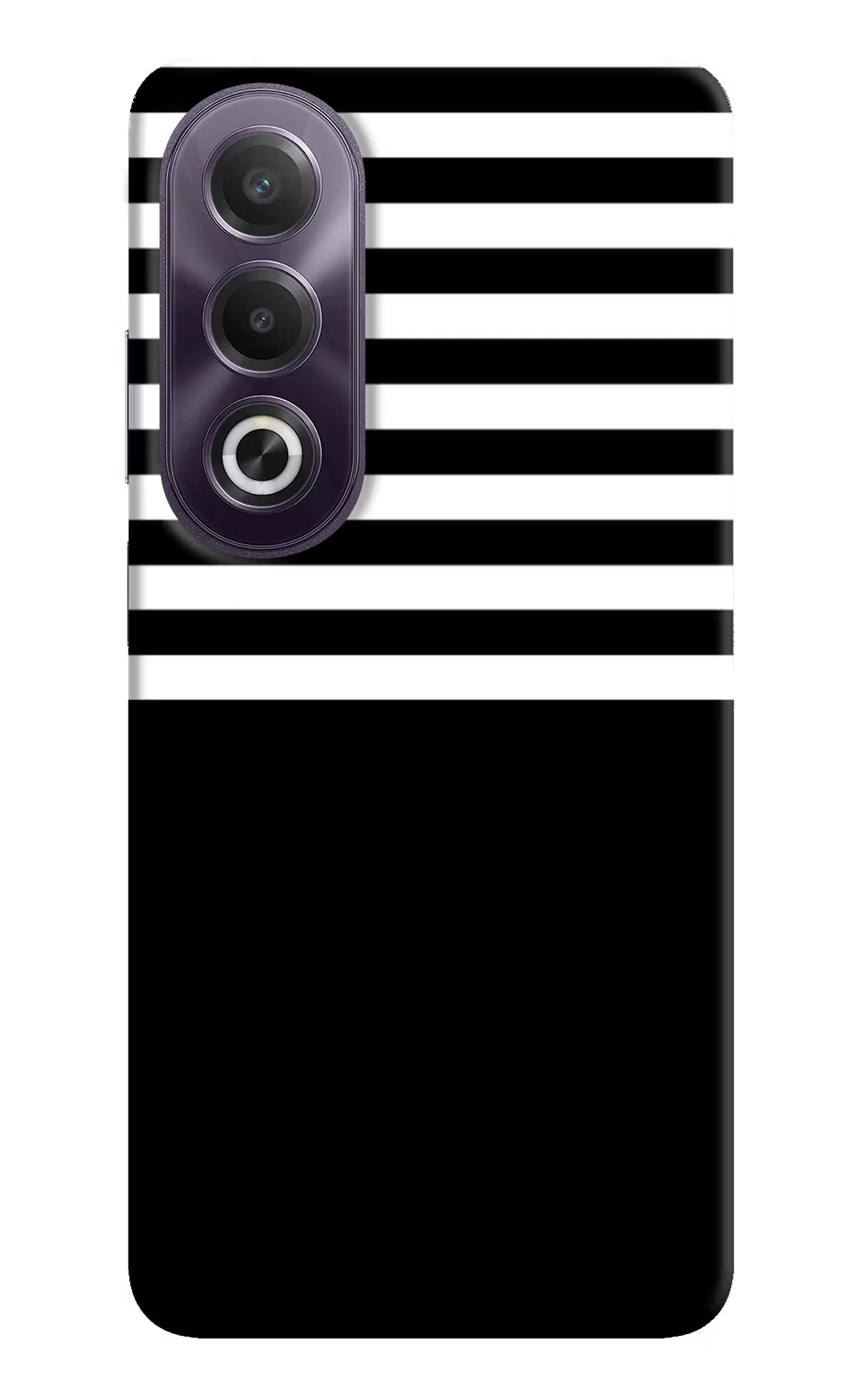 Black and White Print OPPO K12x Hard Case Back Cover by Casekaro