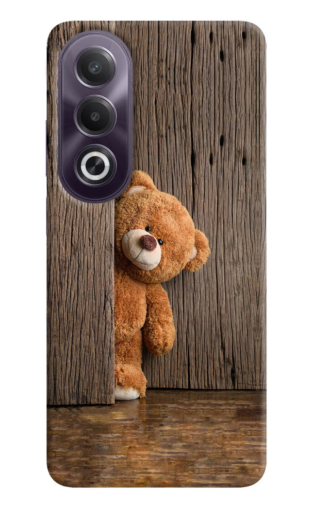 Teddy Wooden OPPO K12x Hard Case Back Cover by Casekaro