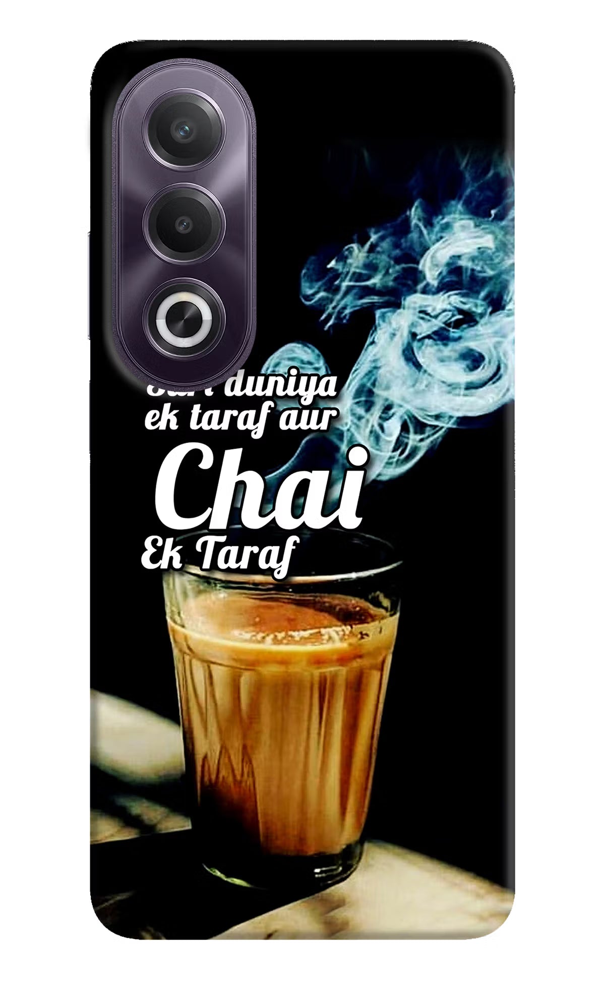 Chai Ek Taraf Quote OPPO K12x Hard Case Back Cover by Casekaro
