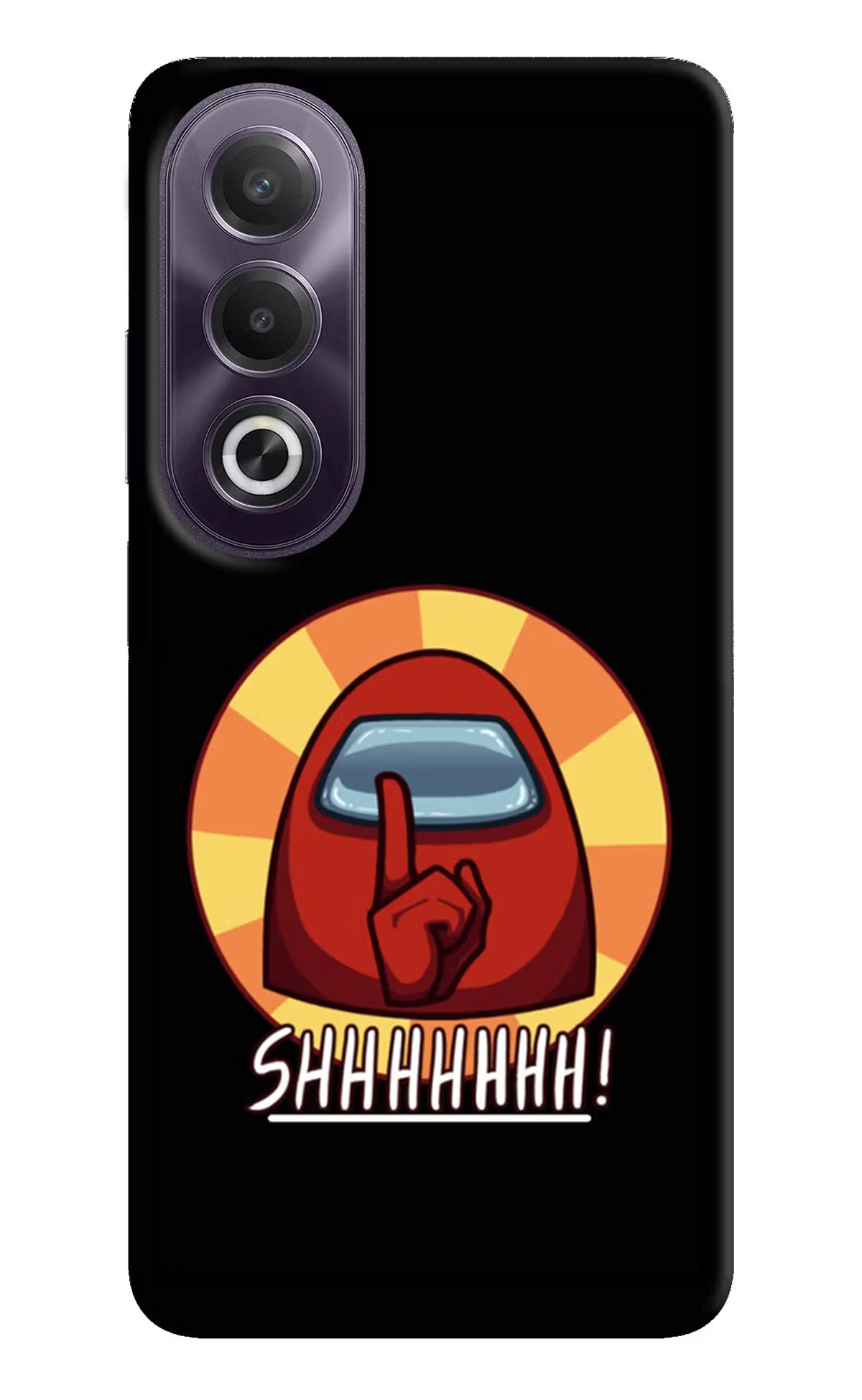 Among Us Shhh! OPPO K12x Hard Case Back Cover by Casekaro