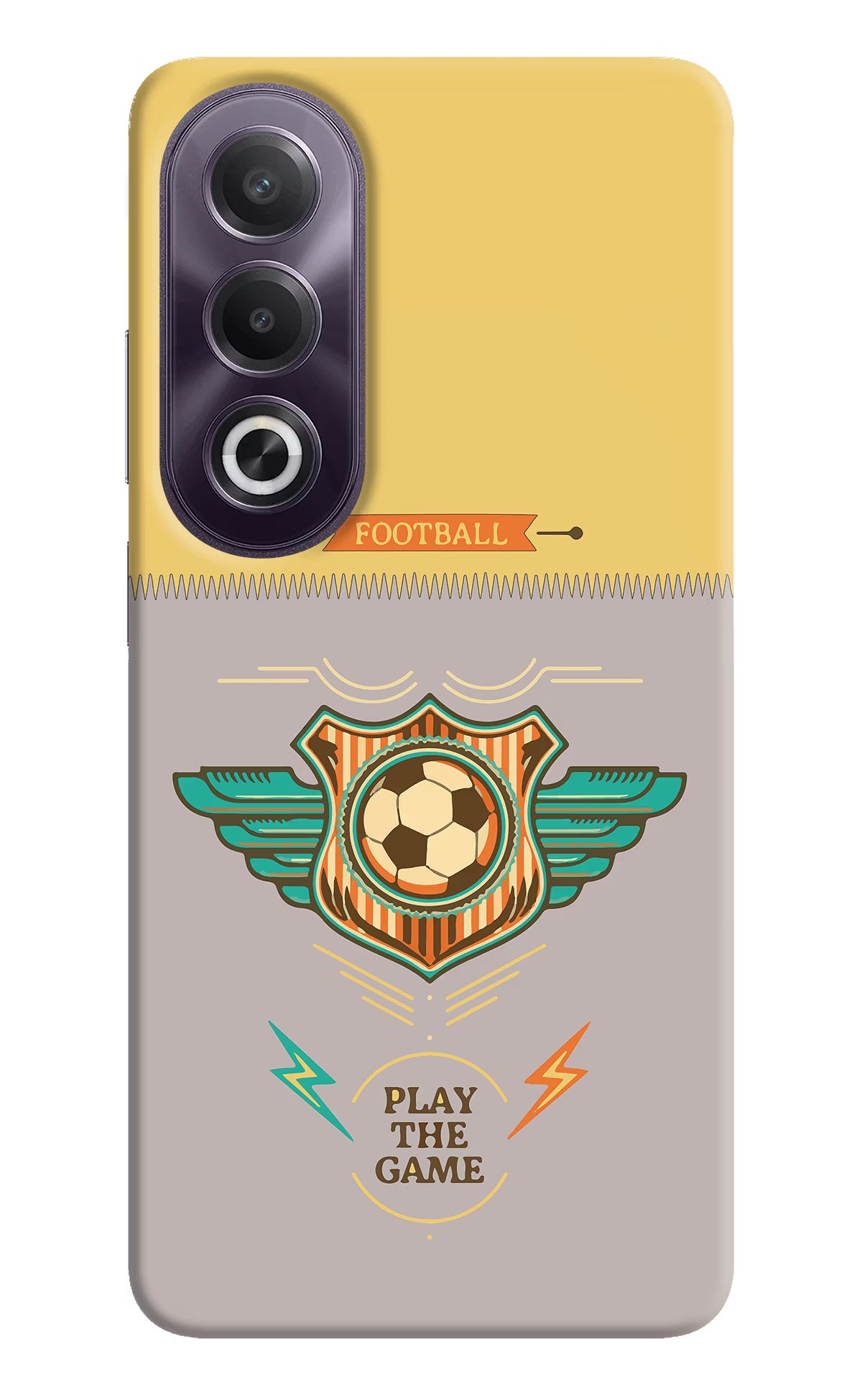 Football OPPO K12x Hard Case Back Cover by Casekaro