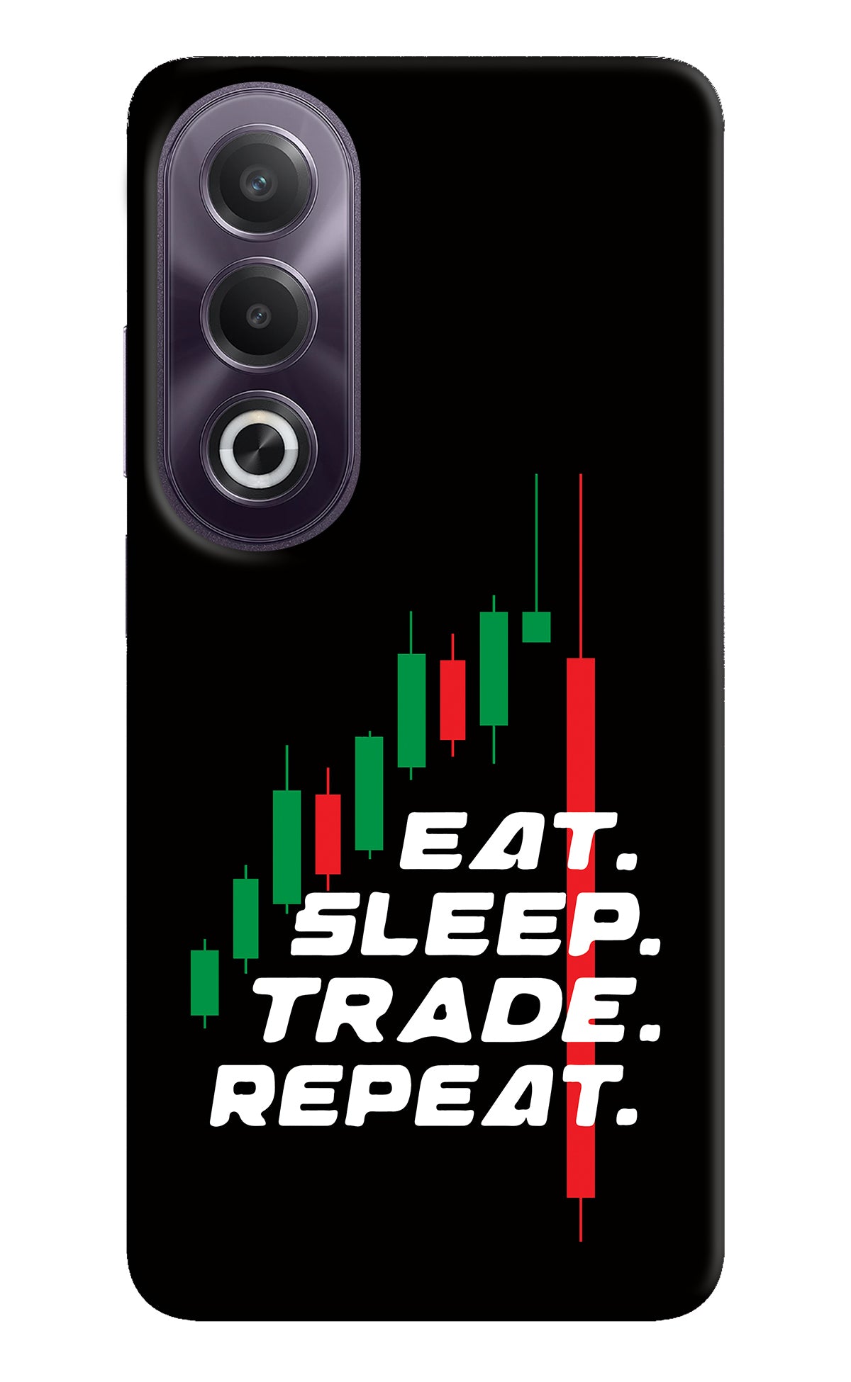 Eat Sleep Trade Repeat OPPO K12x Back Cover