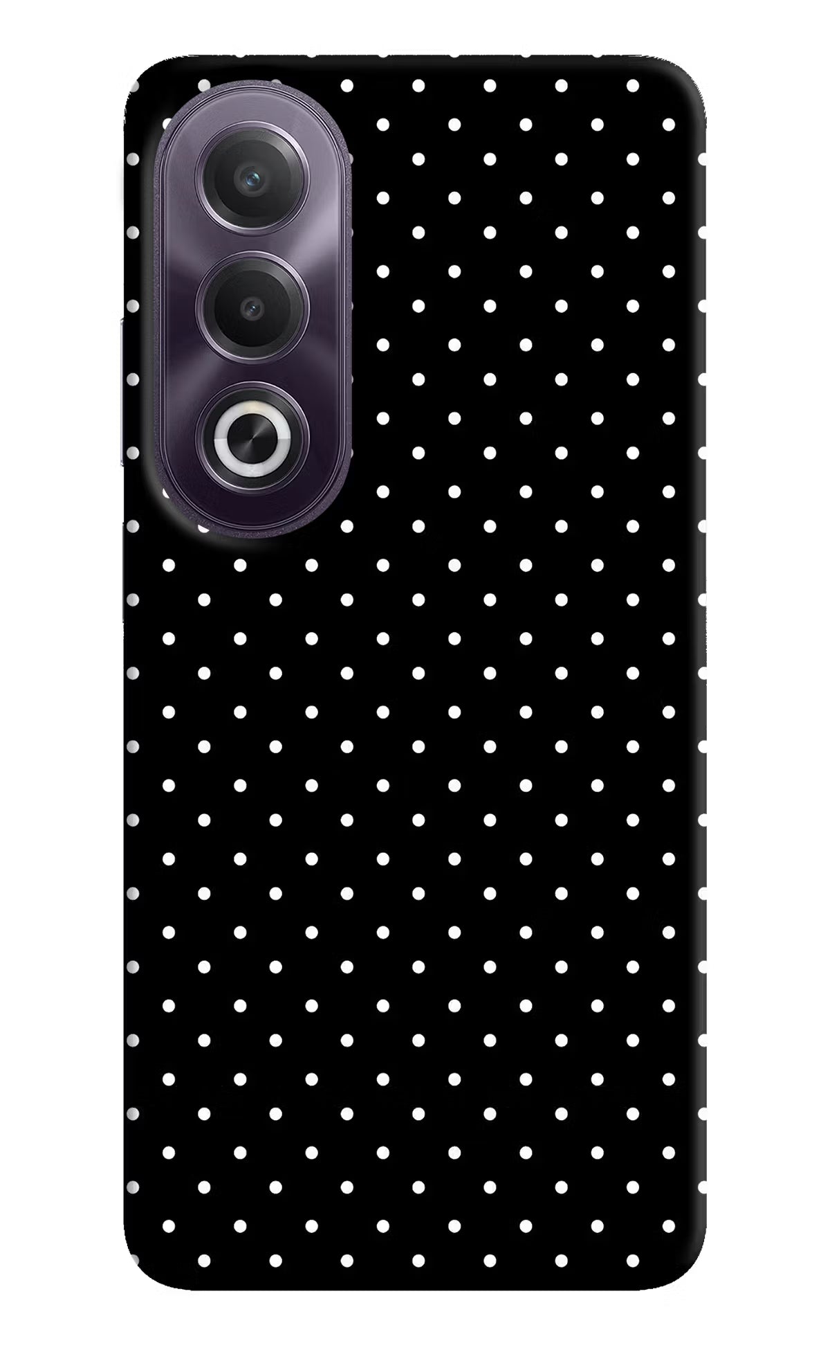 White Dots OPPO K12x Hard Case Back Cover by Casekaro