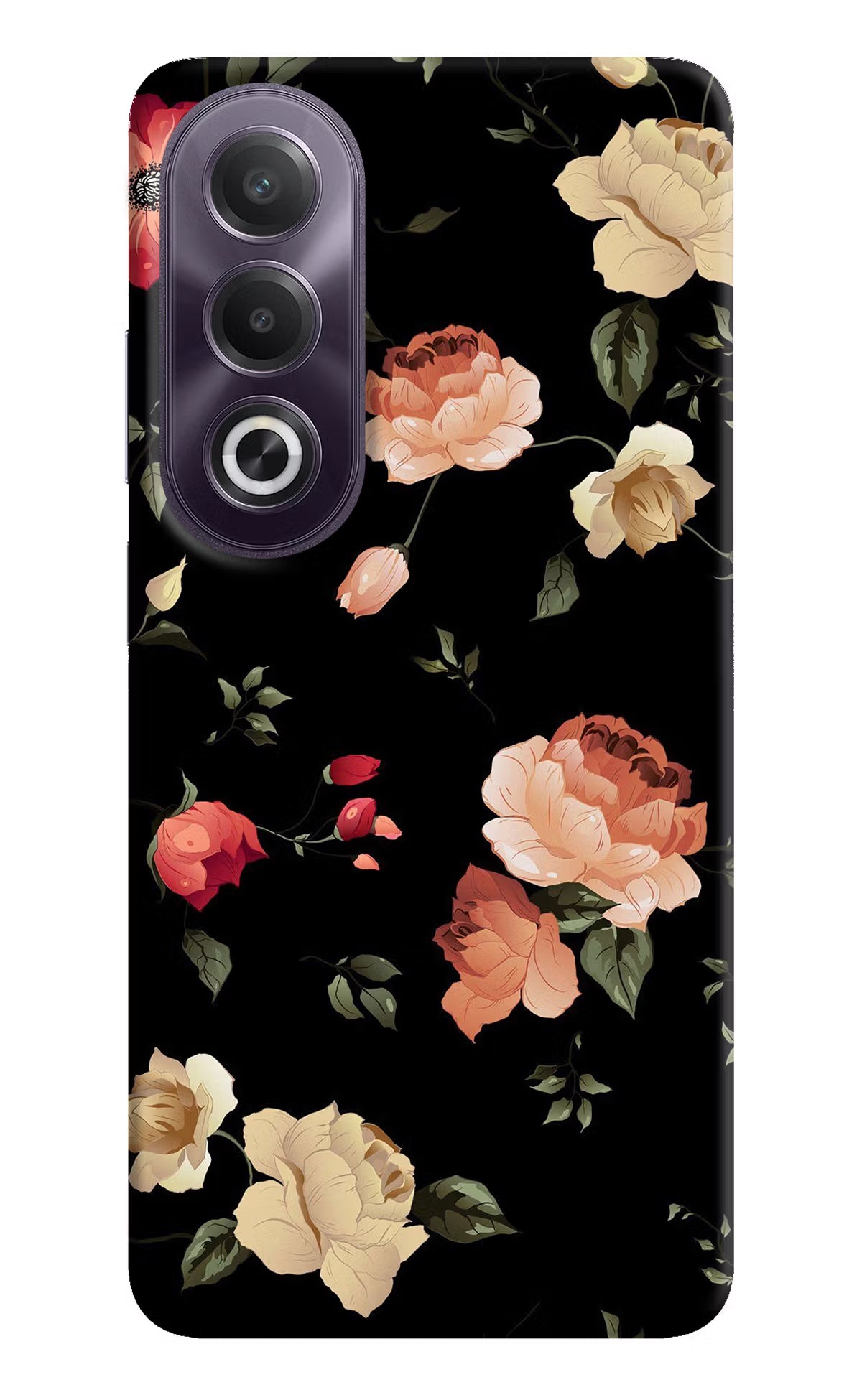 Flowers OPPO K12x Hard Case Back Cover by Casekaro