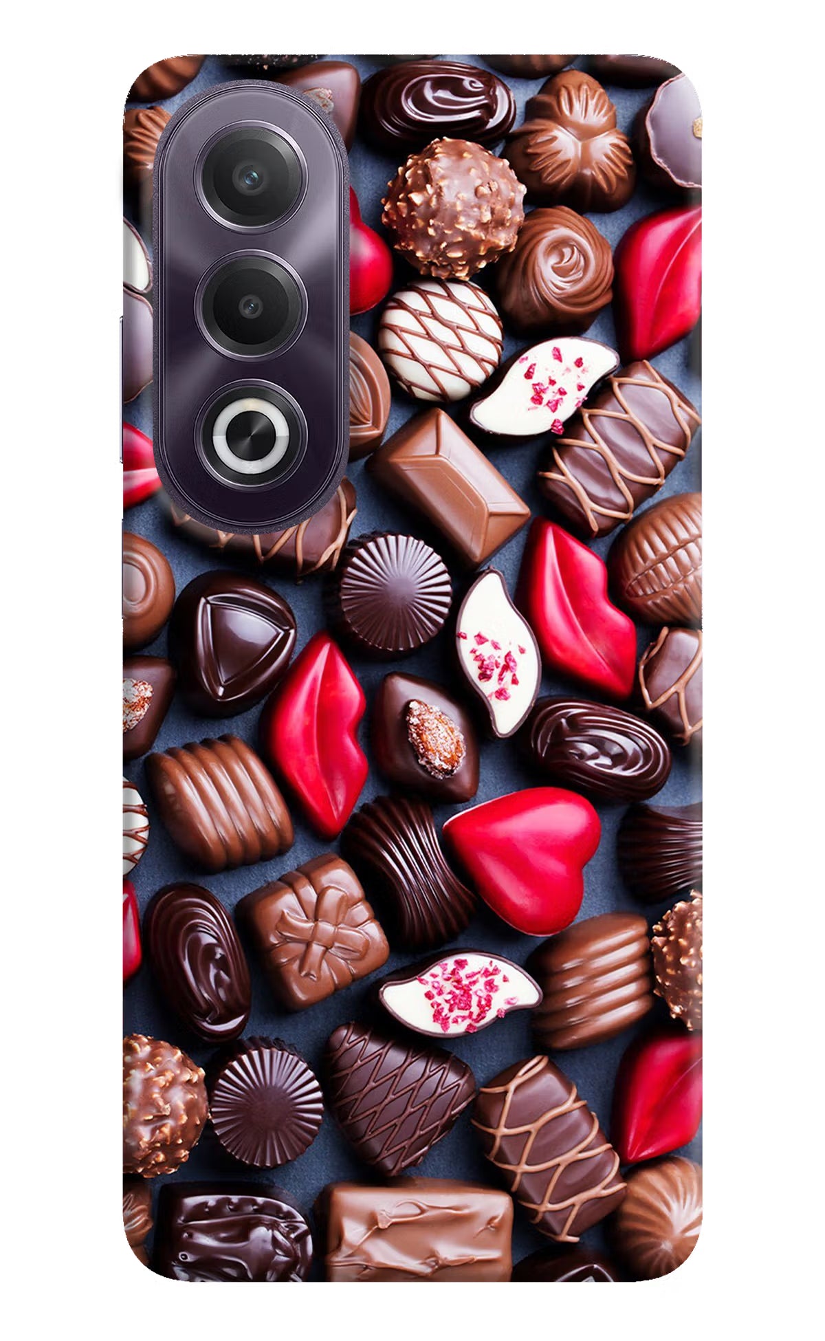Chocolates OPPO K12x Hard Case Back Cover by Casekaro