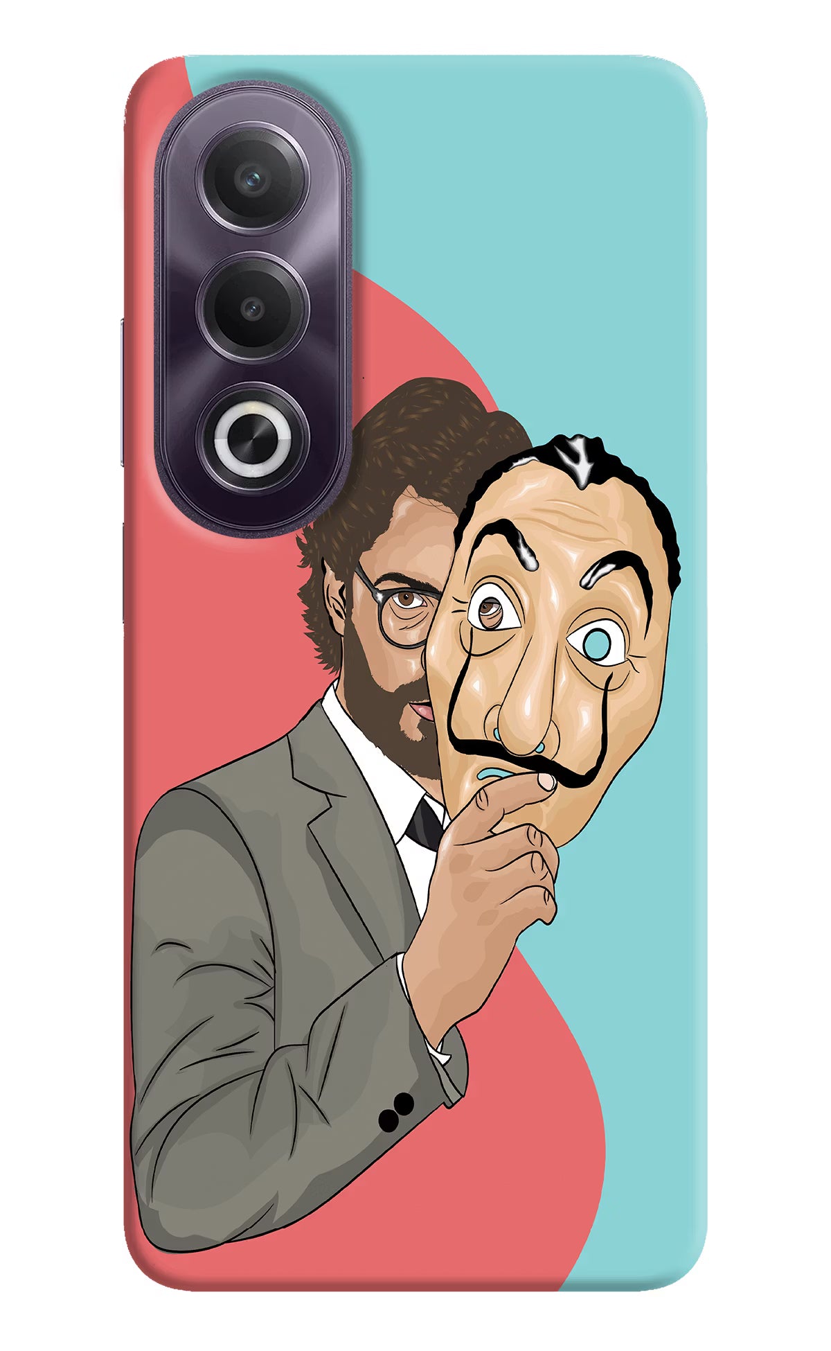 Professor OPPO K12x Hard Case Back Cover by Casekaro