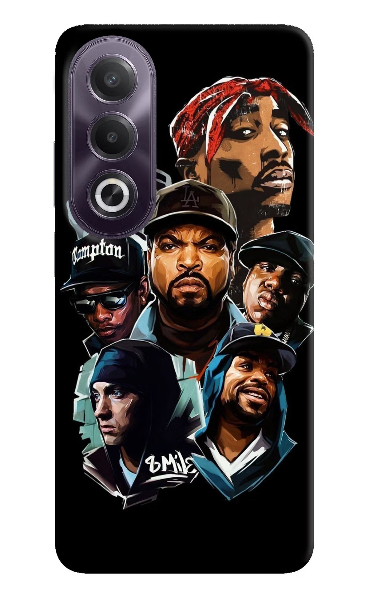 Rappers OPPO K12x Hard Case Back Cover by Casekaro