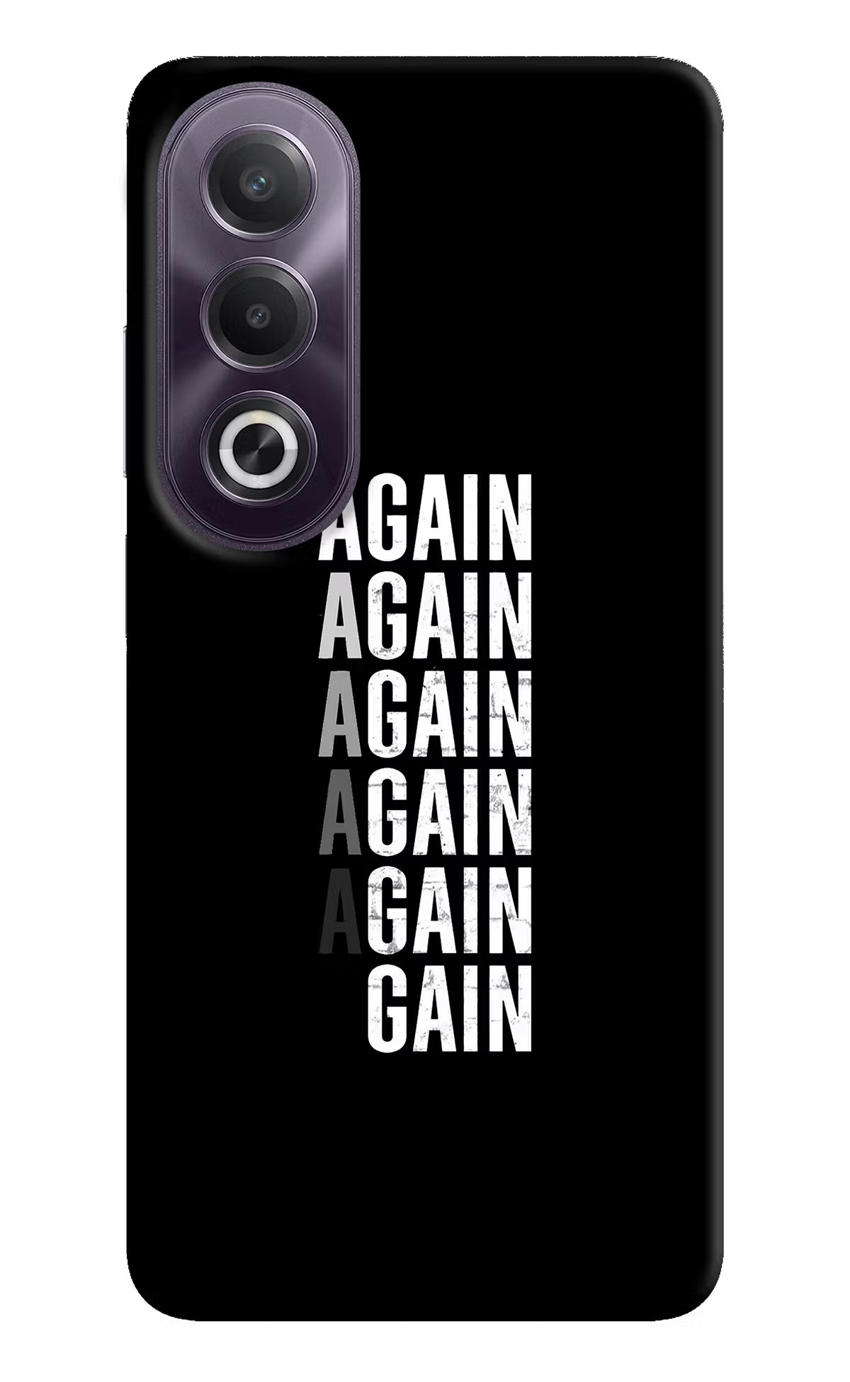 Again Again Gain OPPO K12x Hard Case Back Cover by Casekaro